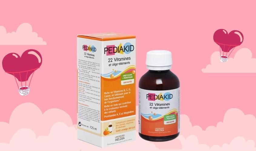 Siro Pediakid 22 Vitamines bổ sung vitamin và khoáng chất 125 ml