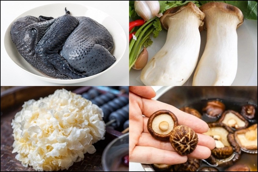 Công thức nấu canh gà ác cho bé