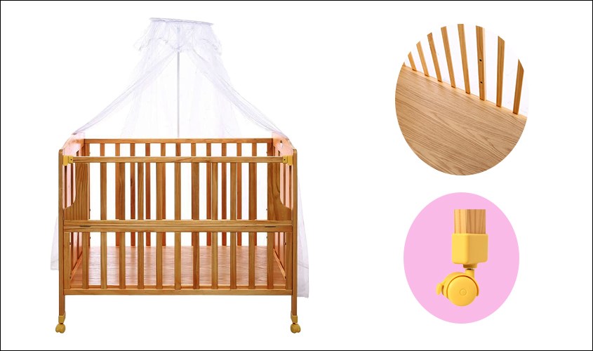 Nôi cũi Autoru cho bé từ sơ sinh đến 4 tuổi