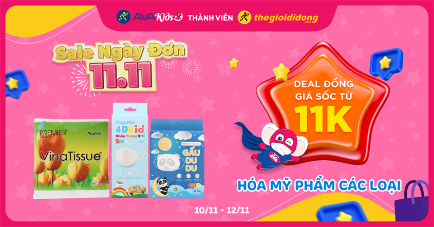 Cuối tuần hóa mỹ phẩm các loại đồng giá siêu sốc. Mua sắm ngay!