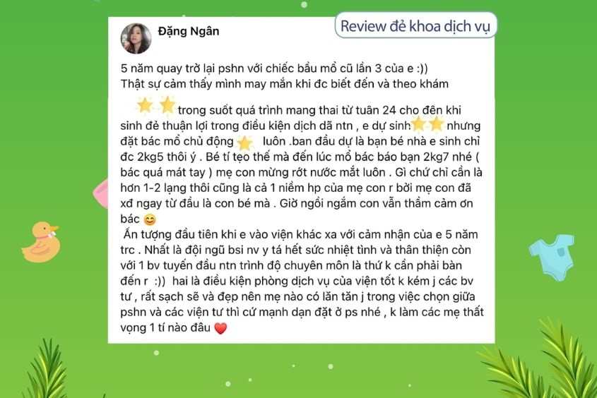 Đánh giá bệnh viện phụ sản Hà Nội