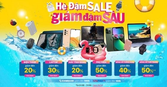 Hè đậm sale - Giảm đậm sâu