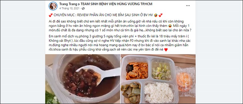 Đánh giá của các mẹ về bệnh viện Hùng Vương