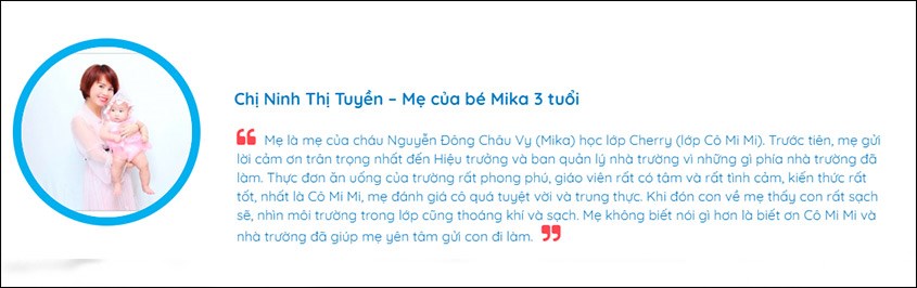 Review của phụ huynh về trường mần non global ecokids