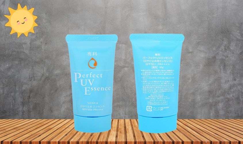 Tinh chất chống nắng dưỡng ẩm Senka Perfect UV Essence SPF 50+/PA++++ 50g