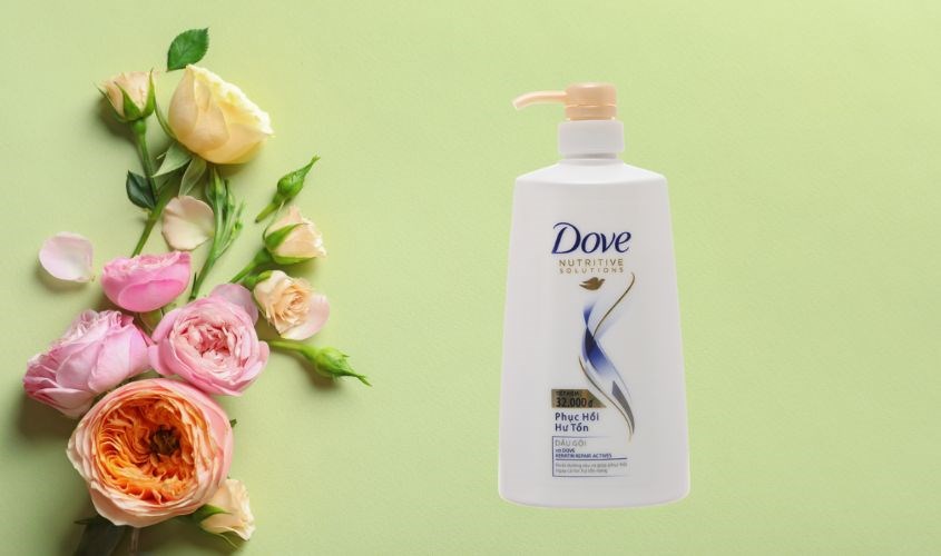 Dầu gội Dove phục hồi tóc hư tổn 631 ml