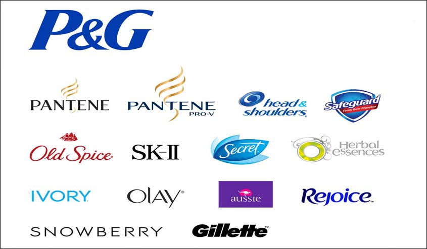 Một số thương hiệu nổi bật của P&G