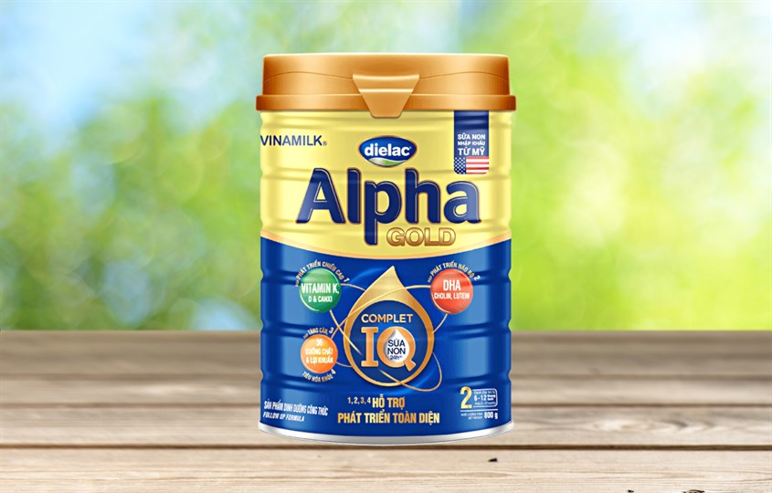 Sữa bột Dielac Alpha Gold IQ số 2 800g (6 - 12 tháng) Sữa bột Dielac Alpha Gold IQ số 2 800g (6 - 12 tháng)