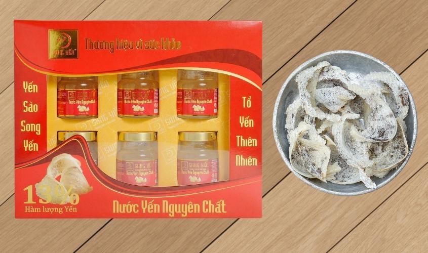 Hộp 6 hũ nước yến sào nhân sâm Song Yến 70 ml