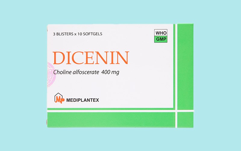 Dicenin 400mg trị Alzheimer, thiểu năng não bộ