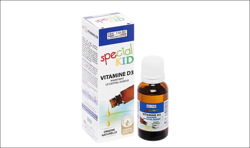 Siro Special Kid Vitamin D3 hỗ trợ hấp thu canxi 20 ml điều trị vàng da sinh lý và vàng da bệnh lý