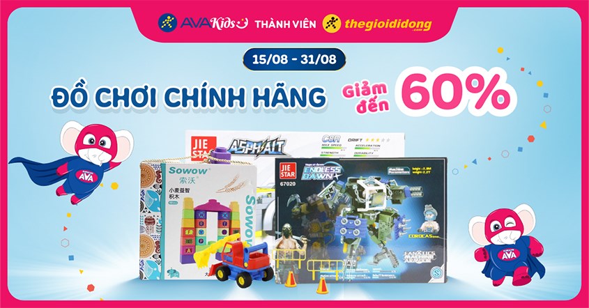 AVAKids dành tặng ưu đãi cực HOT giảm sốc đến 60%