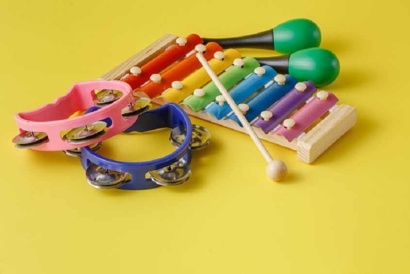 Đồ chơi montessori phát ra âm thanh cho bé 4 tháng đến 1 tuổi