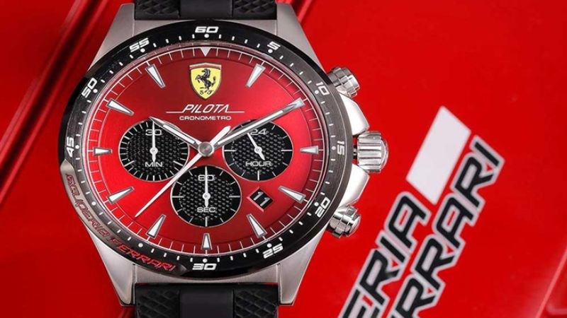Thương hiệu Ferrari mang đến cho người dùng những chiếc đồng hồ thể thao cao cấp