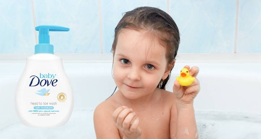 Sữa tắm gội toàn thân Baby Dove