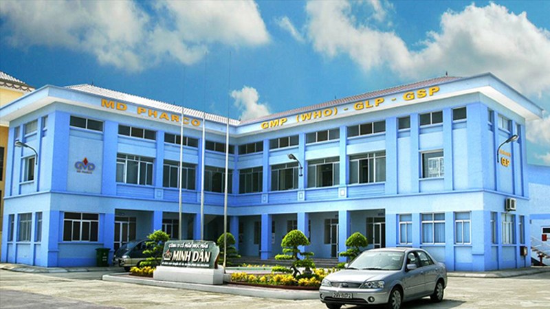 Nhà máy đạt chuẩn GMP (WHO) của Công ty Cổ phần Dược phẩm Minh Dân