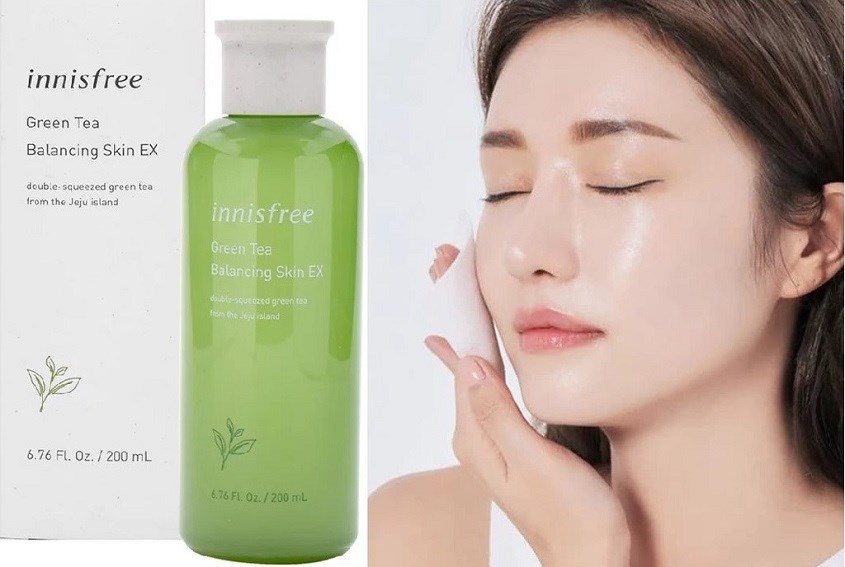 Nước hoa hồng Innisfree Green Tea Balancing Skin 