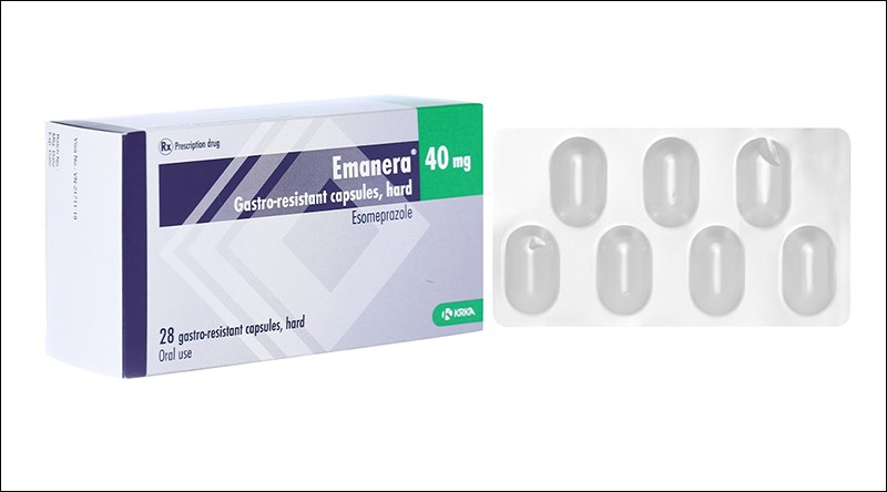 <div class='captionnews'>Emanera 40mg trị trào ngược dạ dày, thực quản (4 vỉ x 7 viên)</div>