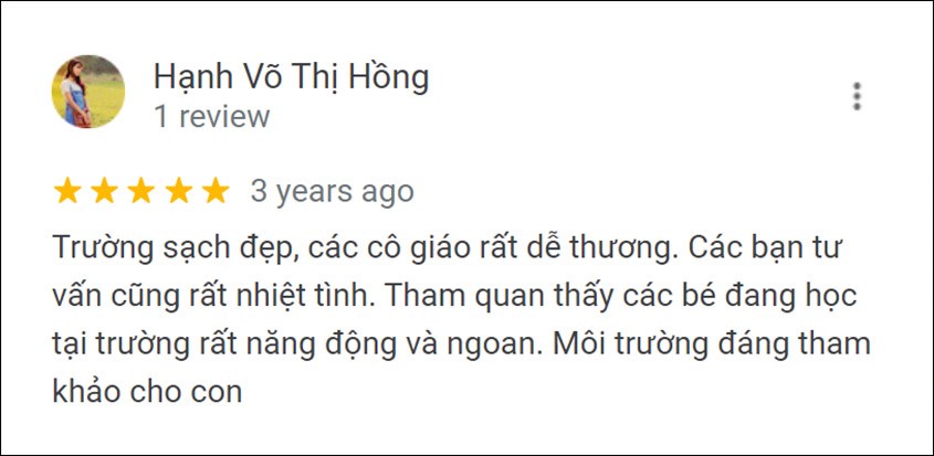 Ba mẹ nhận xét thực tế về trường mầm non global ecokids