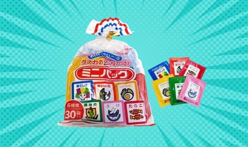 Gia vị rắc cơm 6 vị Tanaka Foods túi 30 gói 60g (từ 1 tuổi)