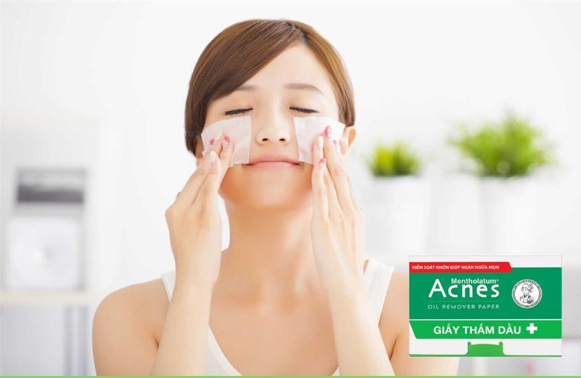 Giấy thấm dầu Acnes dai và thấm hút dầu thừa tốt