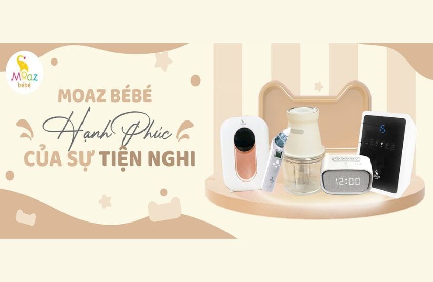 Moaz BéBé là thương hiệu tiên phong trong lĩnh vực chăm sóc sức khoẻ mẹ và bé