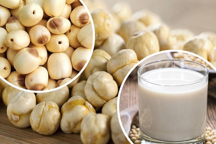 Cách nấu sữa đậu gà với hạt sen giúp cung cấp đủ dưỡng chất cho bé