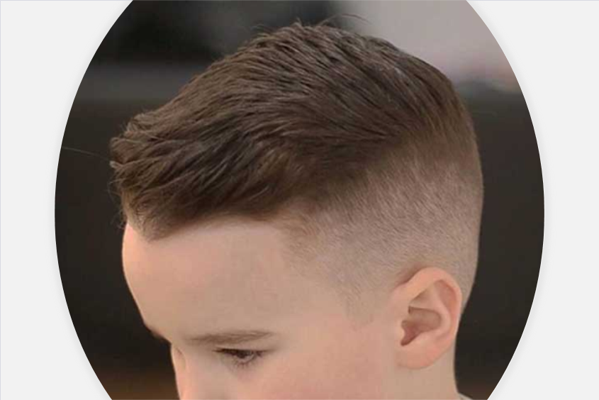 Kiểu tóc cho bé trai mặt tròn cực ngầu Kiểu tóc cho bé trai mặt tròn cực ngầu