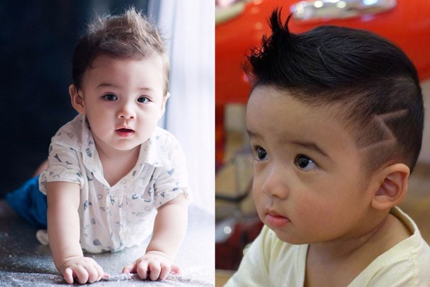 Kiểu tóc bé trai Hàn Quốc hợp thời trang