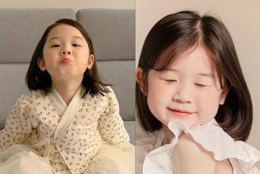 Gợi ý mẫu tóc ngang vai cho bé gái đẹp