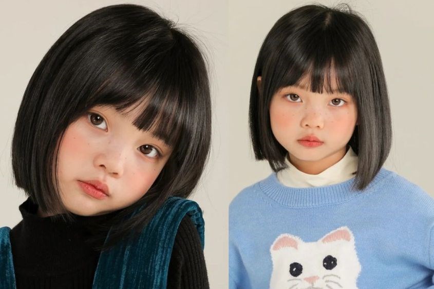 Kiểu tóc ngố cho bé gái xinh nhất