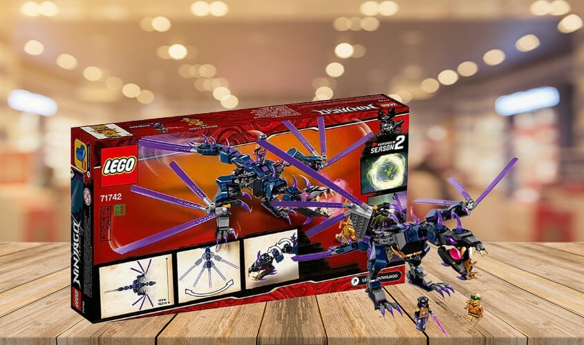 Đồ chơi lắp ráp rồng đen của chúa tể Overlord Lego Ninjago 71742 (372 chi tiết)