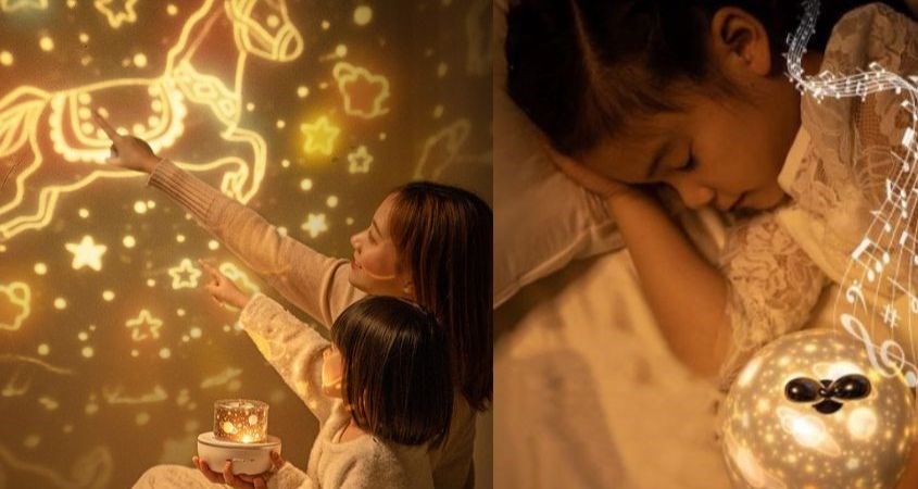 Đèn ngủ chiếu sao