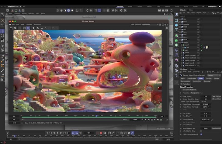 Hiệu suất đồ hoạ GPU cao của chip M2 Pro/ M2 Max mang lại những hình ảnh, màu sắc chân thật