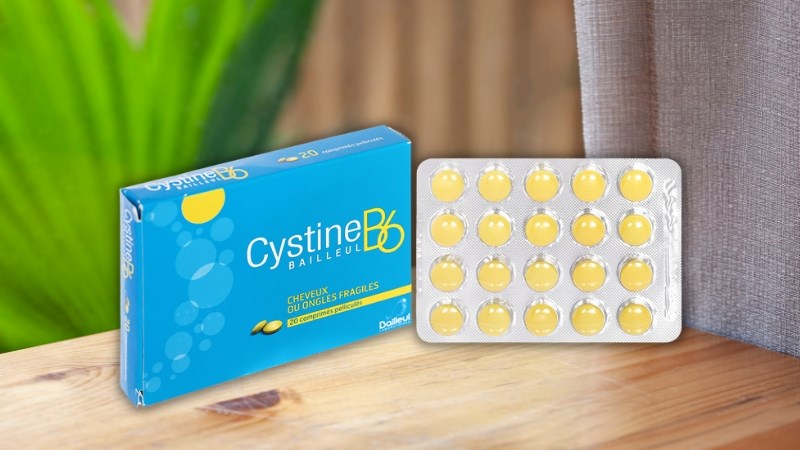Cystine B6 Bailleul trị rụng tóc, gãy móng 