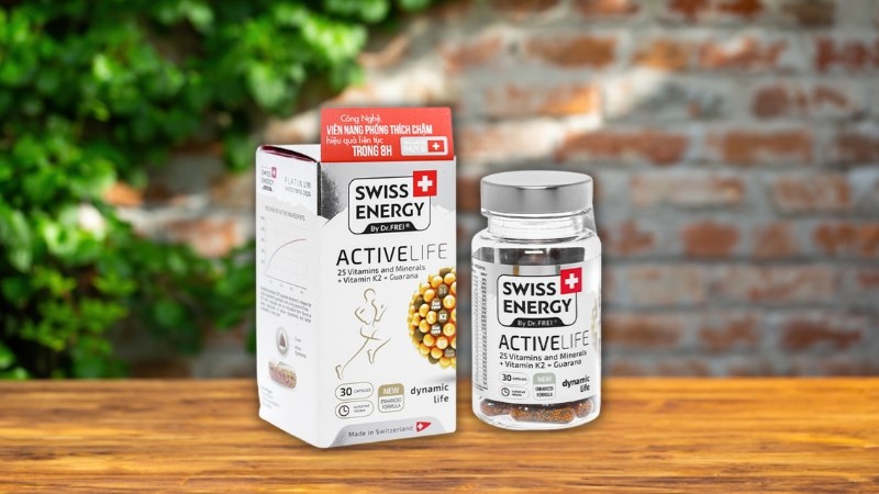  Viên nang Swiss Energy Active Life bổ sung vitamin và khoáng chất lọ 30 viên