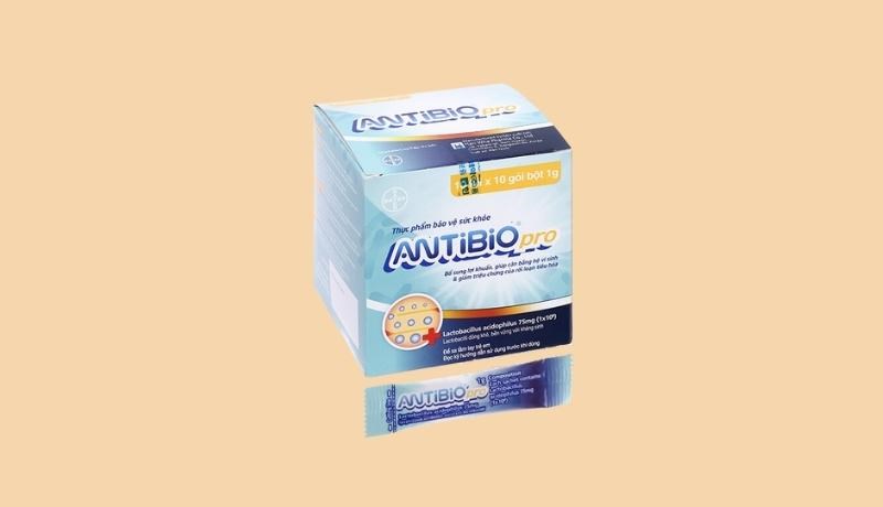 Men vi sinh Antibio Pro bổ sung lợi khuẩn hộp 100 gói Men vi sinh Antibio Pro bổ sung lợi khuẩn hộp 100 gói