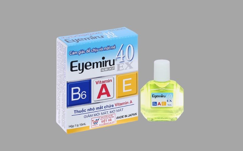 Thuốc nhỏ mắt Eyemiru 40 EX phòng và trị các bệnh về mắt chai 15ml