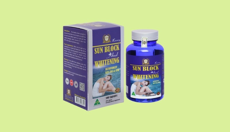Nature\'s Gold Sun Block & Whitening giúp da sáng trắng, phục hồi da