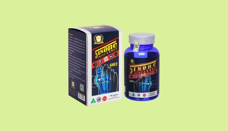 Healthy Golden 5 in One Joint & Gout giúp giảm đau, tái tạo xương khớp