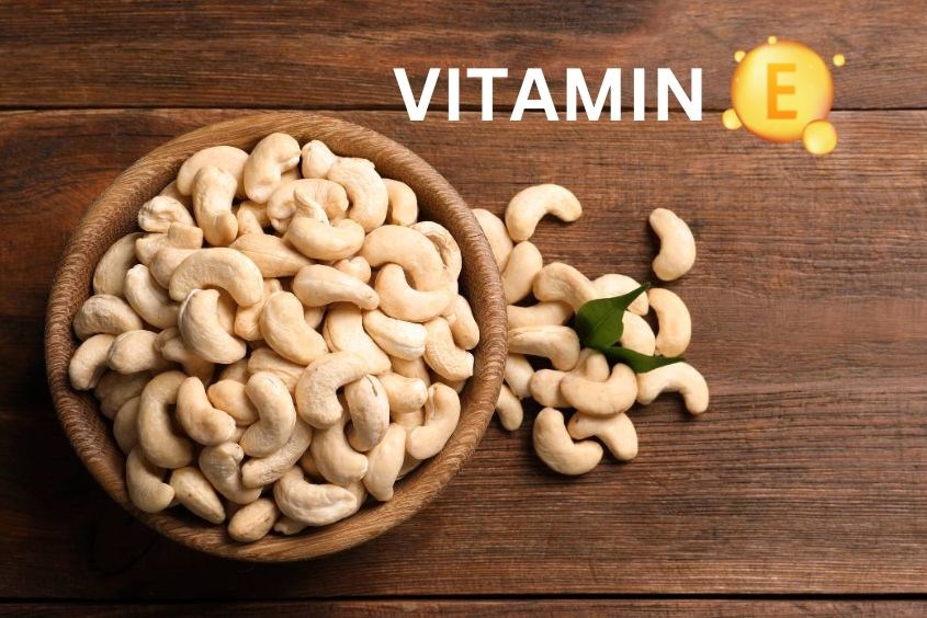 Hạt điều là loại thực phẩm có chứa nhiều vitamin E Hạt điều là loại thực phẩm có chứa nhiều vitamin E