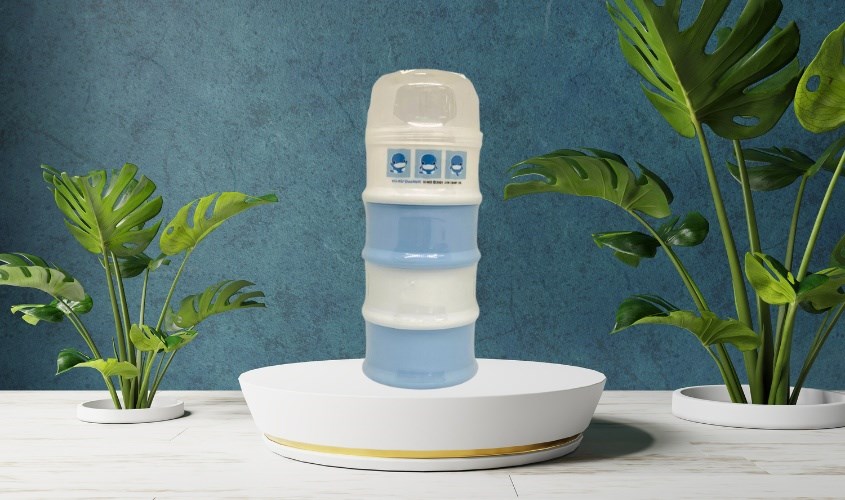 Nên chọn hộp chia sữa có nhiều ngăn để đựng được nhiều loại thực phẩm