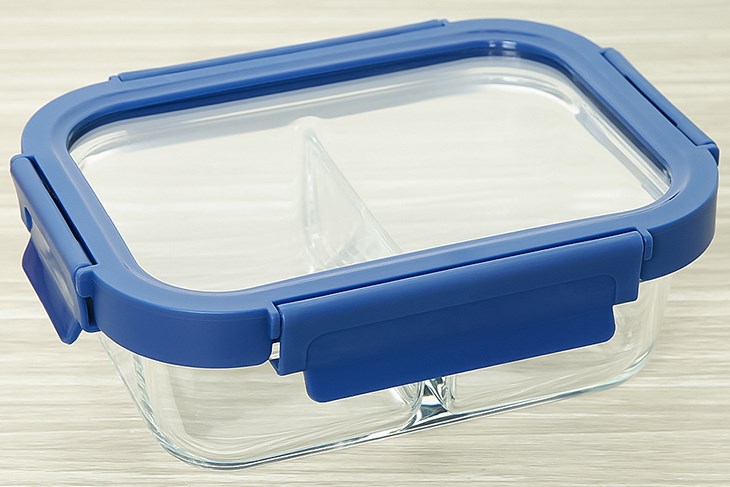 Hộp đựng thực phẩm thủy tinh 2 ngăn 640 ml Delites IDG640RD có dung tích có 2 ngăn đựng, dung tích 640ml để được khá nhiều thực phẩm