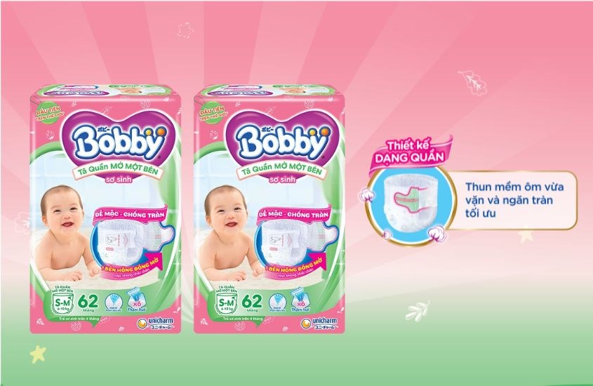 Sản phẩm có thiết kế dạng quần giúp chống tràn tối ưu