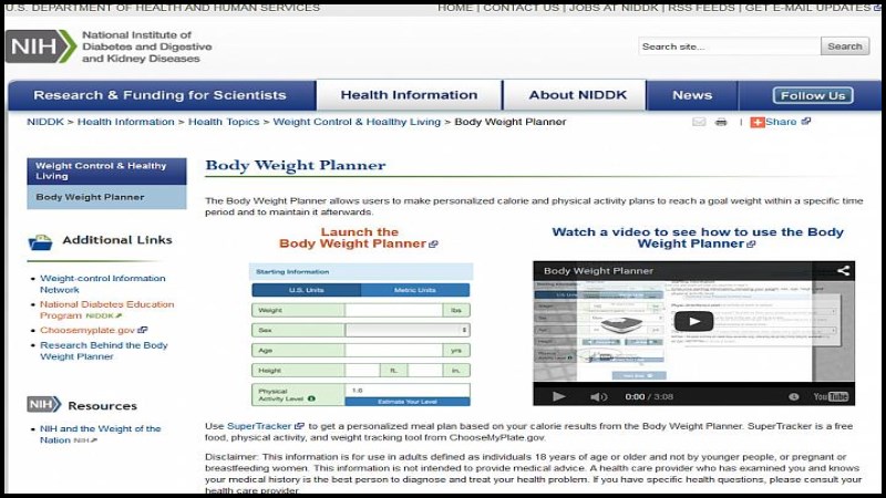 Website NIH