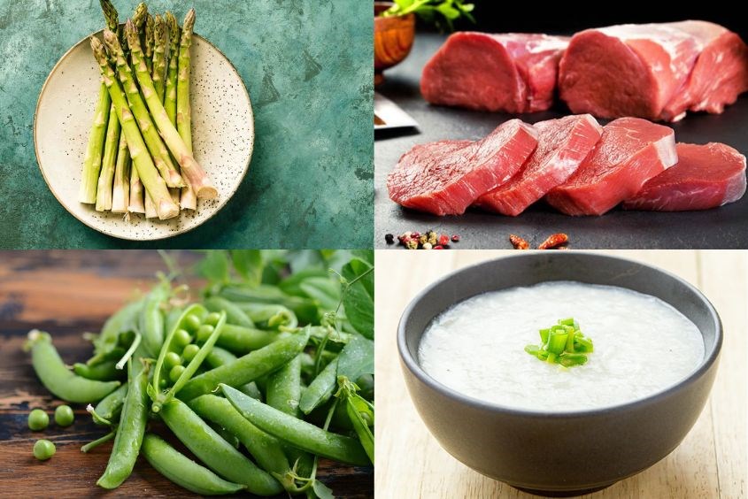 Hướng dẫn nấu cháo thịt bò măng tây cho bé