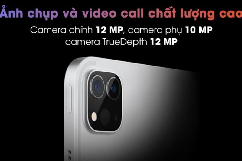 Thoải mái quay chụp với camera chính 12MP cùng nhiều tính năng hỗ trợ