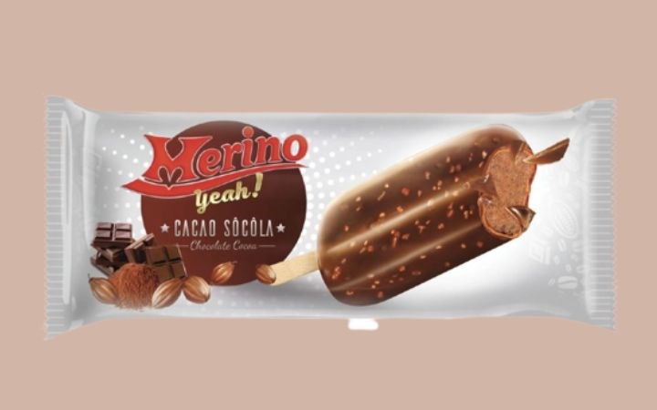 Hình ảnh kem que cacao socola Merino Yeah 68g