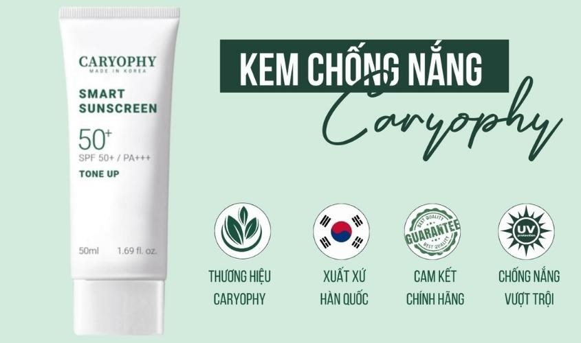 Kem chống nắng Caryophy hàng đầu tại Hàn Quốc