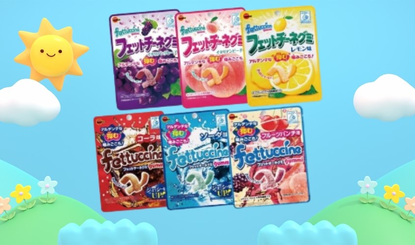 Kẹo dẻo Bourbon đến từ thương hiệu Nhật Bản uy tín